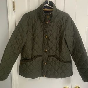 Green Quilted Jacket